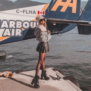 Sherpa Jacket Black/White